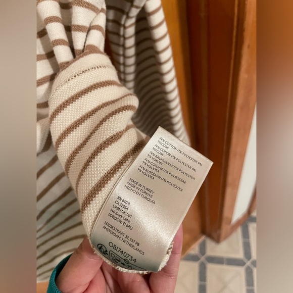 Anthropologie Maeve Slouchy Striped Long-Sleeve Tee - Picture 6 of 7